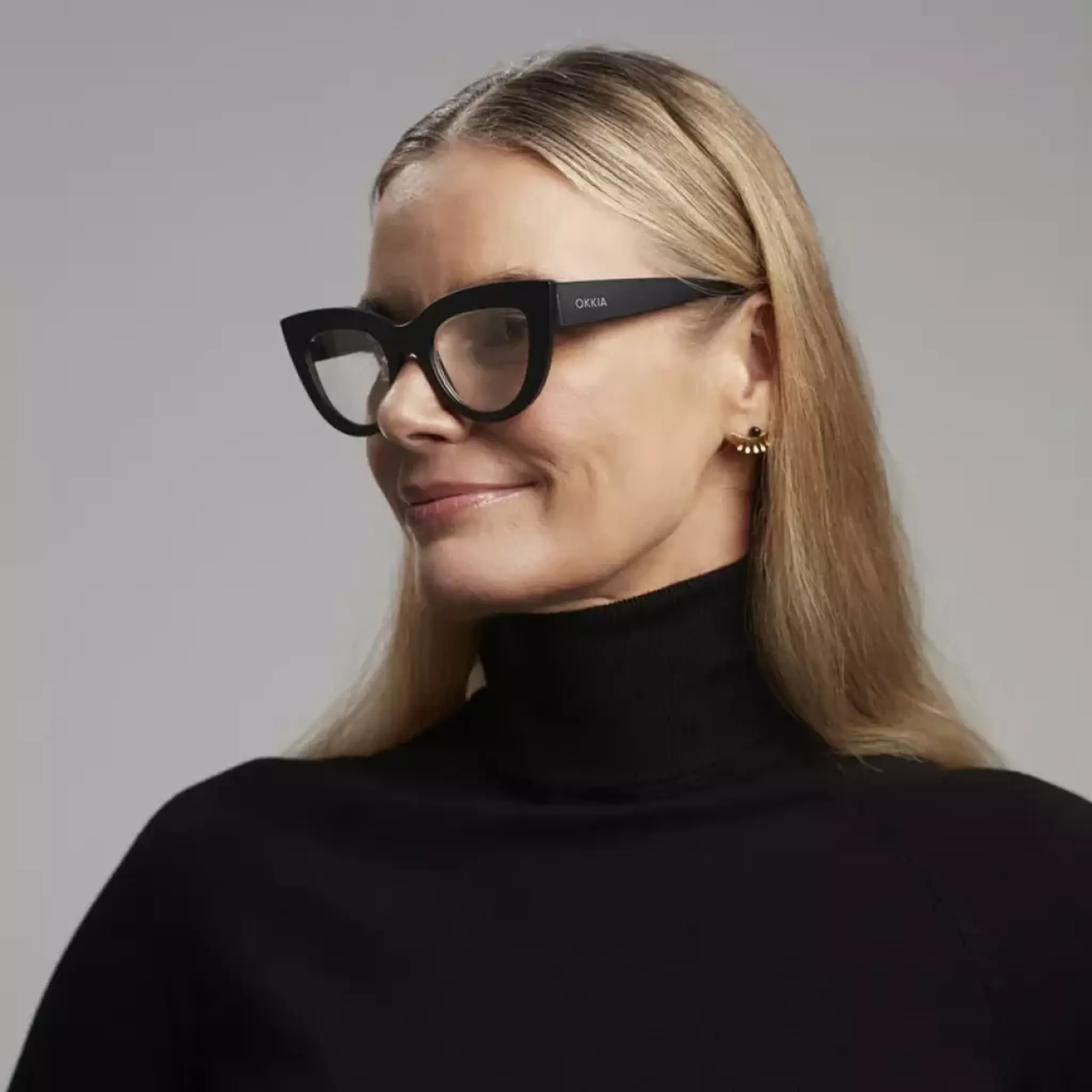 Диоптрични очила CLAUDIA Big Cat Eye - Image 4