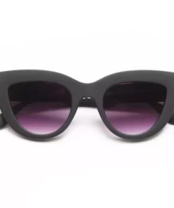 Слънчеви очила CLAUDIA SUN Big Cat Eye Black