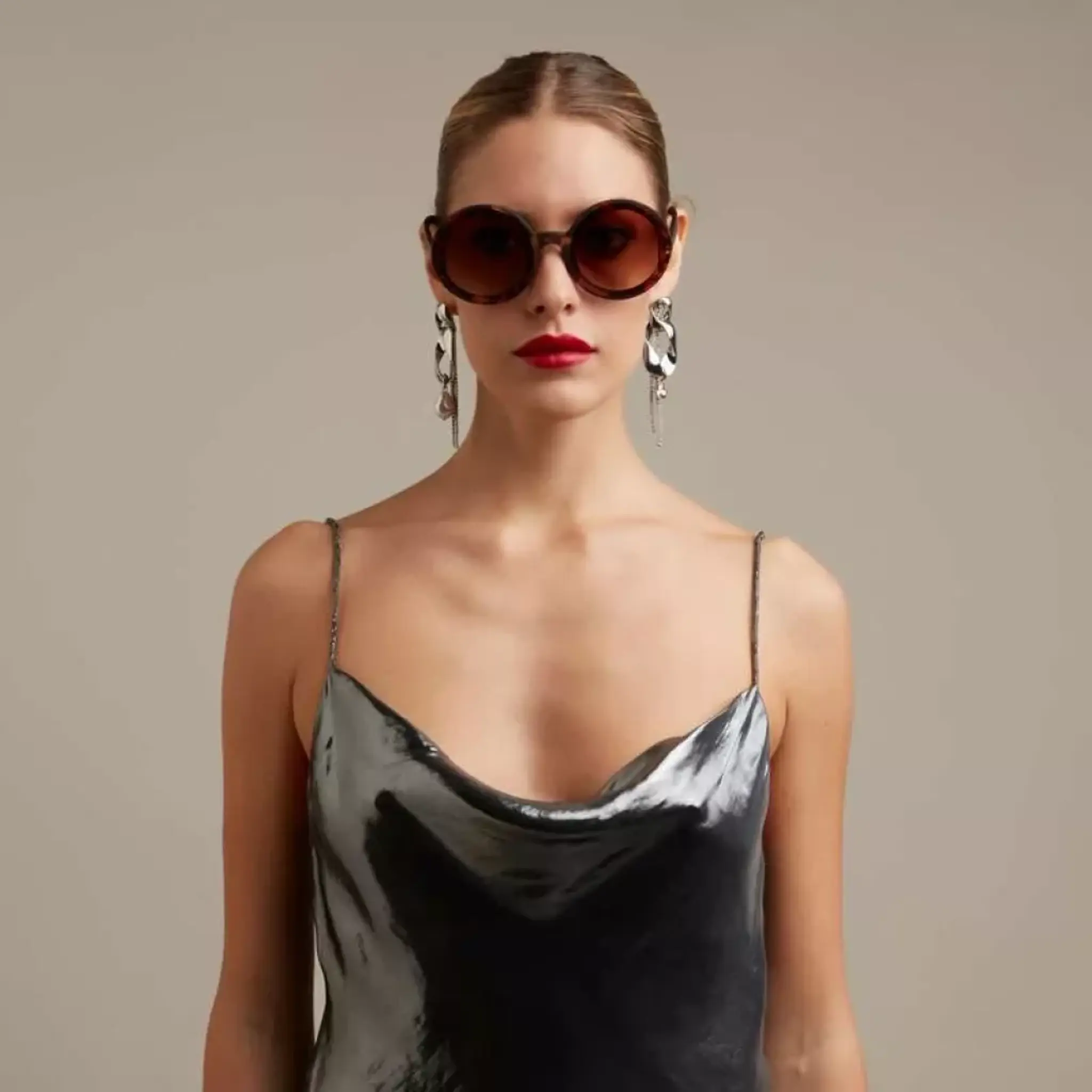 Слънчеви очила MONICA Classic havana - Image 5