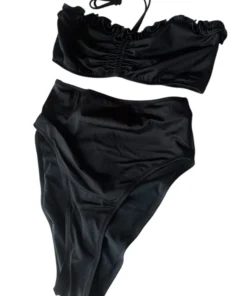 Alternative view of Дамски бански BLACK HIGH WAIST